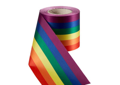 Satin Neo band Pride regnbågsfärger på rulle